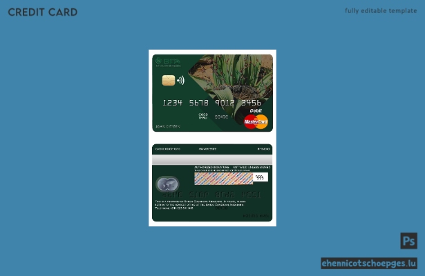 Angola Commercial Bank Mastercard – Beispielvorschau